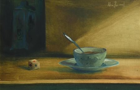 Adam Kos : Still Life - Coffee and Dice