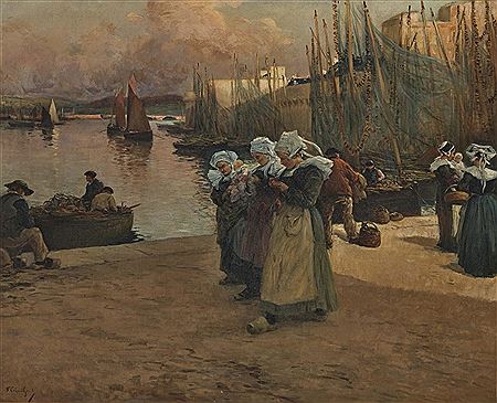 Fernand Marie-Eugene Legout-Gerard : In a Breton port city