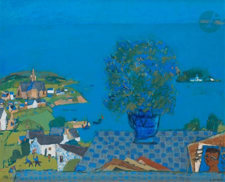 René Quere : Brittany, seascape