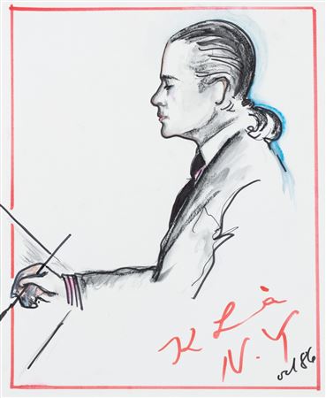 Karl Otto Lagerfeld : Self portrait