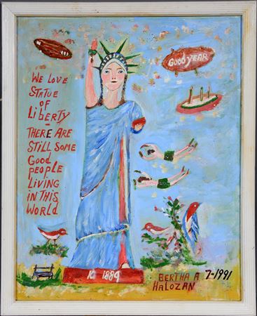 Bertha Halozan : We Love Statue of Liberty.