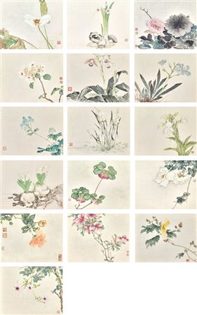 Lian Ju : An Album of Delightful Flowers