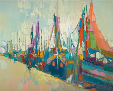 Nicola Simbari : Sailboats