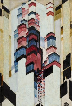 Frantisek Kupka : Le Jaillissement II (Tryskání II)