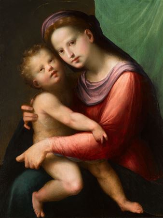 Domenico Bartolomeo Ubaldini il Puligo : Madonna and Child