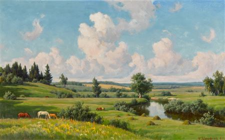 Boris Valentinovich Scherbakov : In the Fields, Yasnaya Polyana