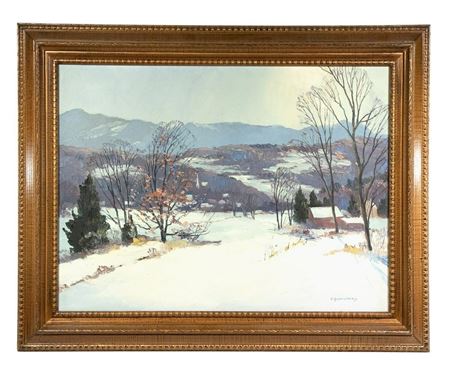 Charles Gordon Harris : Stowe, Vermont, from the Road to Stowe Hollow