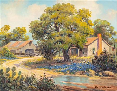 Warren (John Warren) Hunter : Homestead in Spring