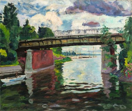 Philipp Franck : ”Die Wannseebrücke”. 1926