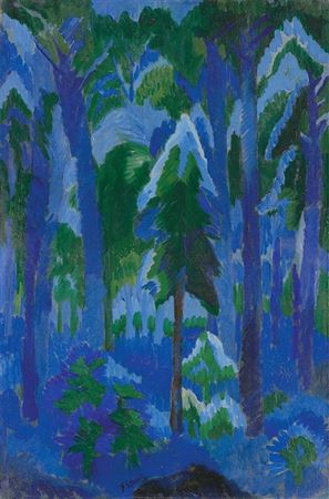 Fritz Schaefler : ”Waldbild III”. 1920s