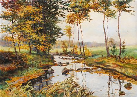 Gustav Pors : Autumn river