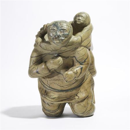 Adamie Alariaq : MOTHER AND CHILD