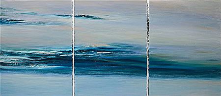 Mary Lohan : MORNING SEA, COUNTY MAYO, 1999 (TRIPTYCH)