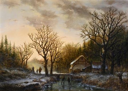 Karl Kellermann : Winter landscape