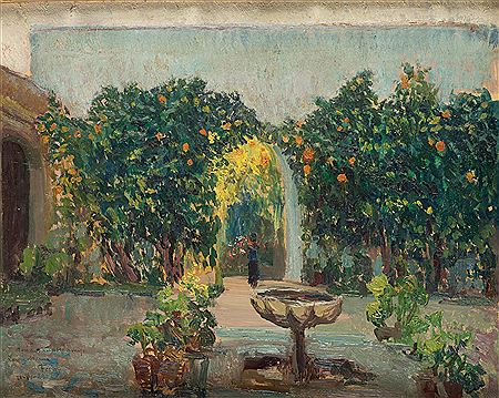 Rafael Forns Y Romans : 'Garden', 1929