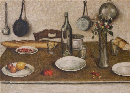 Michel Thompson : The table, 1951