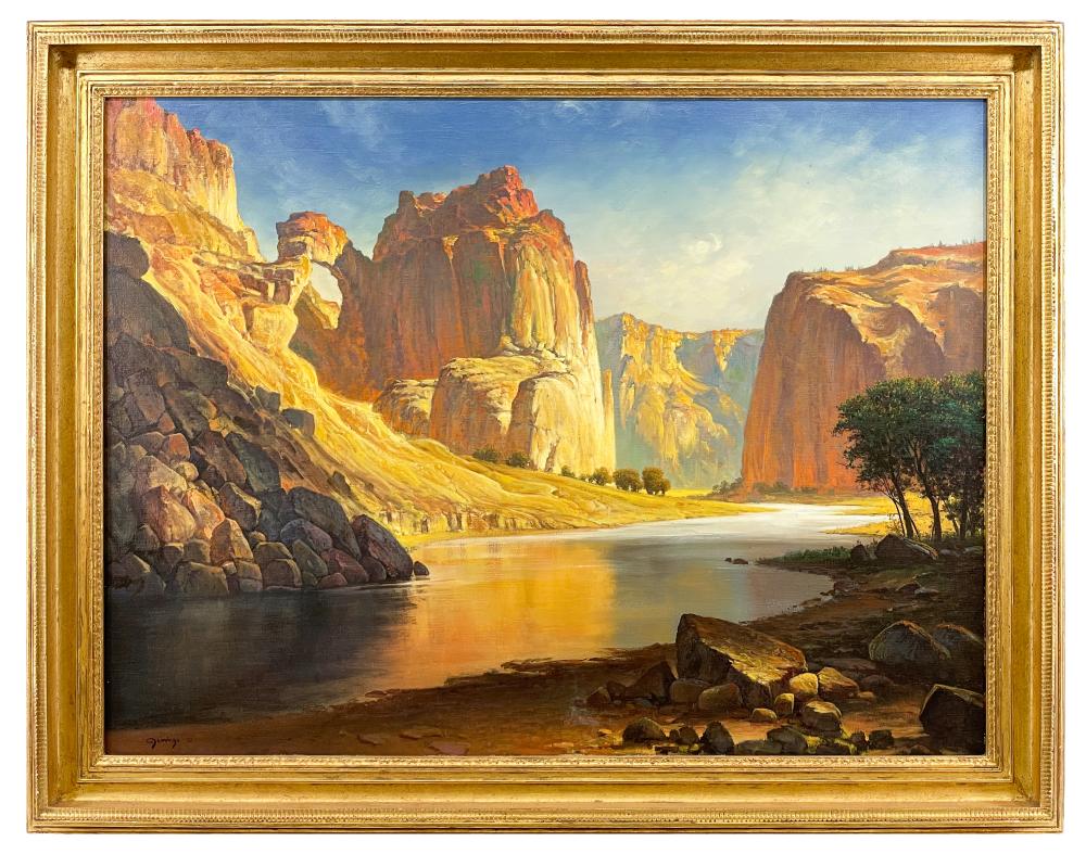 William Scott Jennings : 'CANYON LANDSCAPE'