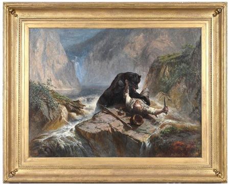 Otto Sommer : The Bear Fight, 1864