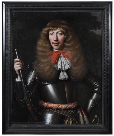 Pieter Nason : Portrait of R. Pauu, Holding a Pistol