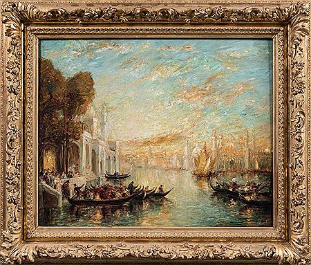 Ennemond Drevet : Venice, the Grand Canal