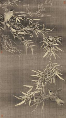 Chunyu Bo : Bird with Bamboo