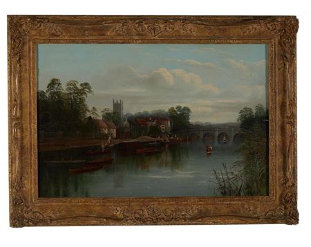 Robert Allan : Pair works: HENLEY ON THAMES, and SONNING ON THAMES