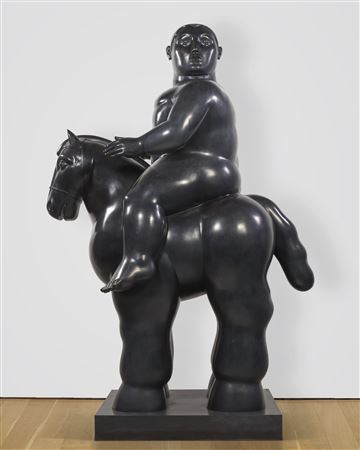 Fernando Botero : Man on a Horse