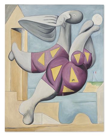 Mike Bidlo : Not Picasso (Bather with Beachball, 1932)