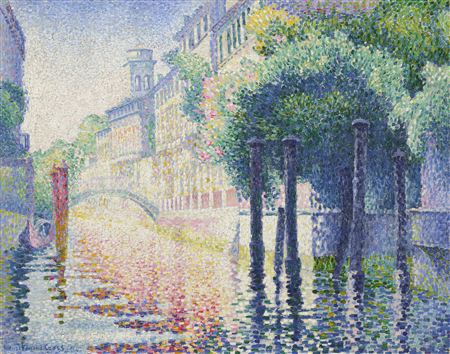 Henri Edmond Cross : Rio San Trovaso, Venise