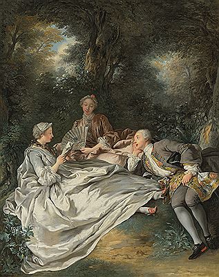 Jean-Francois de Troy : The Reading Party