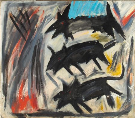 Pawel Kowalewski : 'Three lazy dogs', 1987