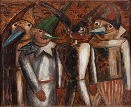 Tadeusz Makowski : 'Shrovetide' ('La Mi-Careme'), 1929