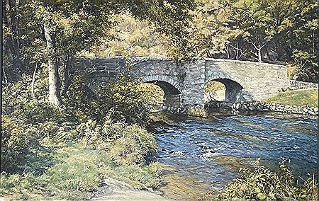 Denys Law : Fingle Bridge, Dartmoor