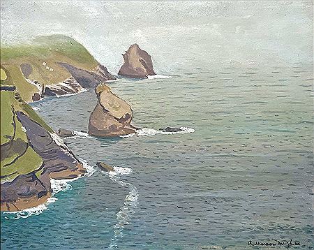 Robert Morson Hughes : Bedruthan Steps