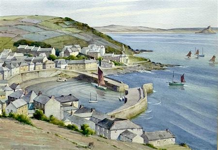 James Heseldin : Mousehole with The Mount