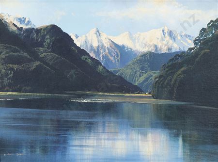 Graham Brinsley : Mount Haast and Haast River