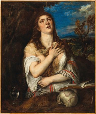 Tiziano (Vecelli/Vecellio) Titian : The Penitent Magdalen