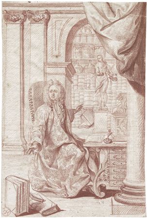 Johann Daniel Herz I : A scholar in his study