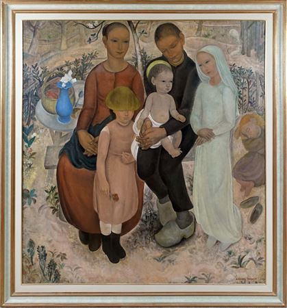 Rodolphe Strebelle : The Holy Family (dated 1928)