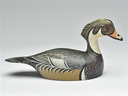 Roy Conklin : Well executed wood duck drake