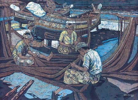 Ismail Mat Hussin : Mending Nets, 2011