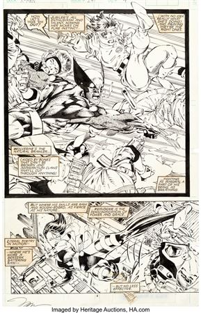 Jim Lee : Jim Lee and Scott Williams Uncanny X-Men #271 Story Page 4 Original Art (Marvel, 1990)