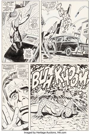 Larry Lieber : Larry Lieber, John Romita Sr., and Mike Esposito Amazing Spider-Man Annual #5 Story Page 31 Original Art (Marvel, 1968)