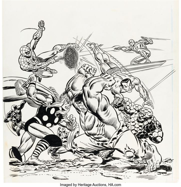 John Romita Sr : From Auction Records