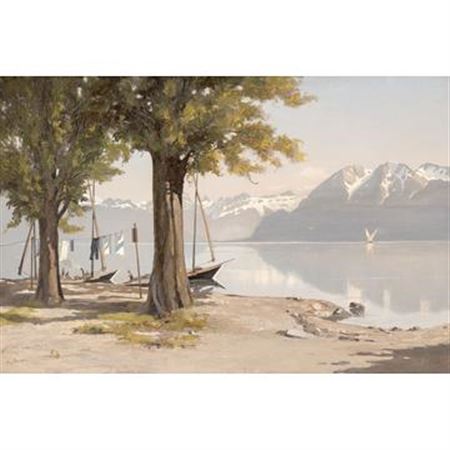 Charles Parisod : Vue du Léman