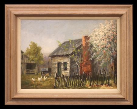 Edward Lee Winslow : Spring at the Farm