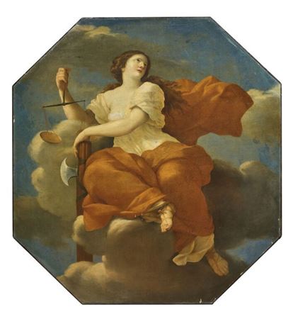 Giovanni Francesco Romanelli : Allegory of Justice.