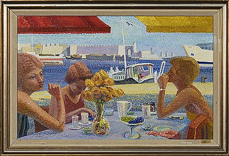 Nigel McIsaac : CAFE IN RHODES