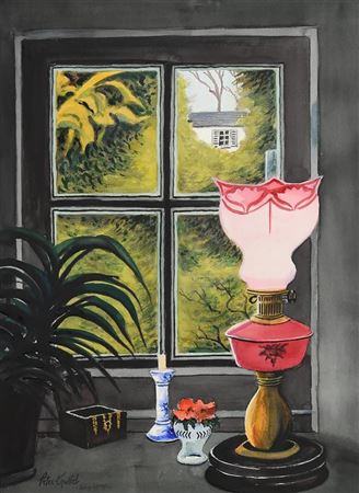 Peter Knuttel : Still Life - Ruby Lamp