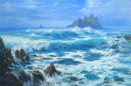 Annemarie Bourke : Mystic Seas, Skelligs